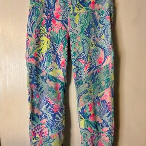 Lilly Pulitzer Luxletic Vibrant Multicolor Capri Leggings